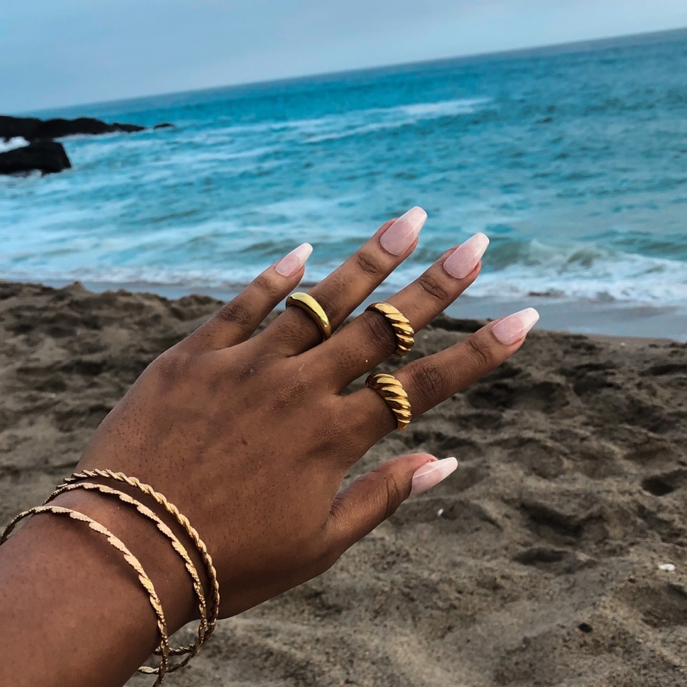 Tube Ring | Tarnish Free | 14K Gold